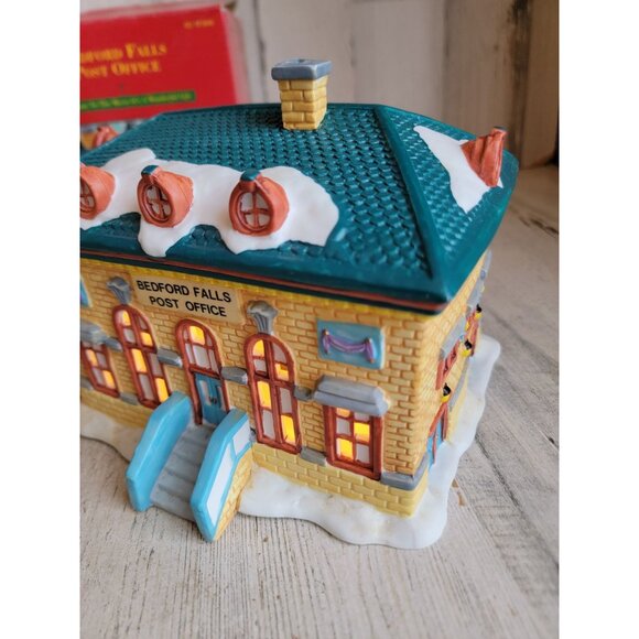 Bedford falls post office Vintage village accessory xmas - Picture 3 of 7